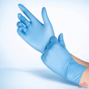 Medical Healthcare Nitrile Glove Blue 1000 Strong - 10x100