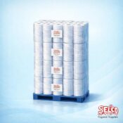 Alternative view of Blue Centrefeed Roll- With Dispenser 12 rolls - centre feed paper roll blue roll wipes