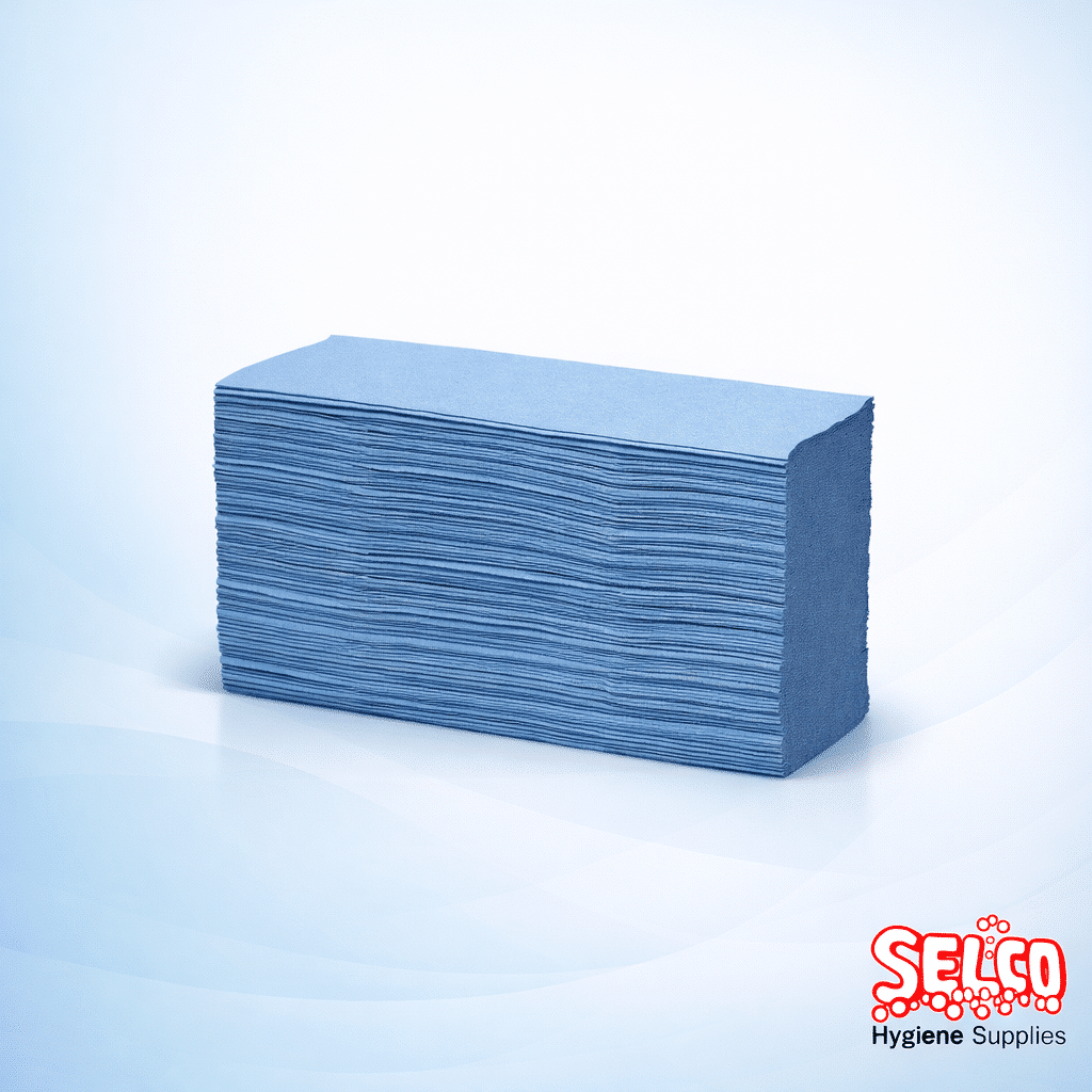 Blue Z Fold Hand Towel Interleved Essentials - 1 Ply - 3000 Sheets