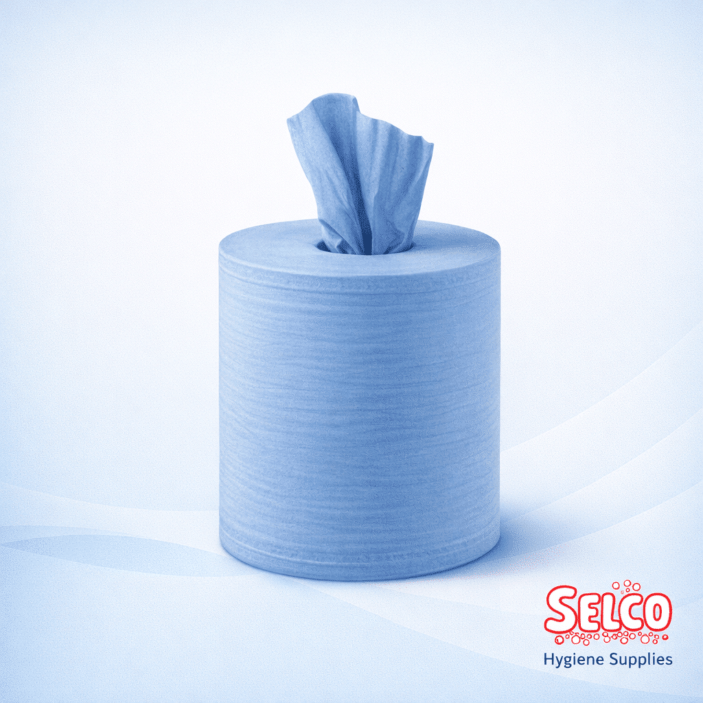 Centrefeed Wiper Blue Rolls Catex 10x6pk 2ply -Best Deal - 6 Rolls