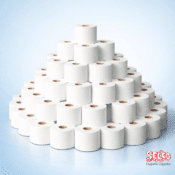 Alternative view of Toilet paper roll 40pk-Luxury Soft Loo Rolls -Bathroom Tissue