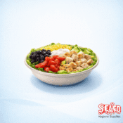 Salad Bowl Unbleached Pulp Compostable 750 & 1000cc - 750ml