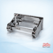 Chrome Toilet Roll Holder - Single Roll - Chrome - Contico - ADTRSC
