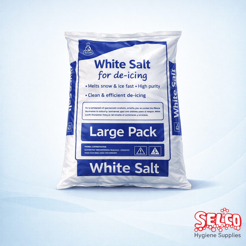 De-Icer Salt 25Kg Path Clear Salt-Slip Stop Salt - 20KG - White