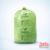 Degradable Green Eco Clear Refuse Sack 26 x 44 - 200 bags - 66cm