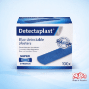 Detectable Blue Plasters -100 pack - First Aid Kit Refill -Essential First Aid Ireland