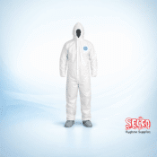 Coverall Disposable Suit Workwear - Complete Body Protection - 3pk