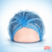 Mob Caps Blue-ppe workwear healthcare - 100 Per Case - white