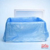 Box Liner Blue Tray Liners-Food Delivery Box Liner - 1000mm