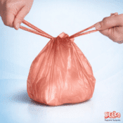 Fragranced Nappy Liners - Nappy Bin Bags - Nappy Sack - Orange
