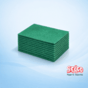 Green Hand Scourer 9 x 6 - 6 cm - 9 x 6 cm - Commercial Supply