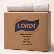 Alternative view of Clear Strong Refuse Sack Bin Bag 200Pk Strong - 20kg - 26 x 44