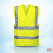 Hi Viz Safety Vest Work Ware - Commercial Supply