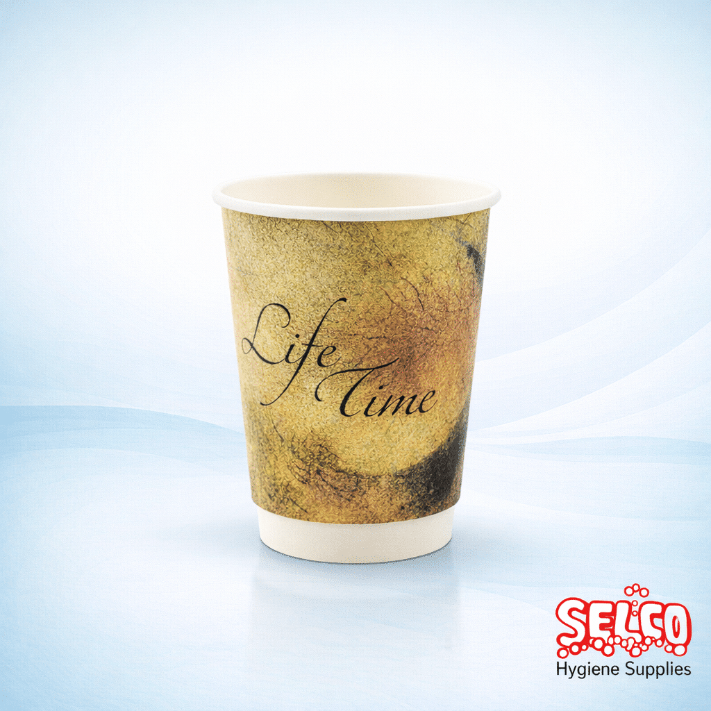 Hot Cup 12oz Double Wall Coffee Cups Lifetime - Takeaway Supply