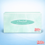 Alternative view of Facial Tissues Rectangular Box 100 - Hotel Guest Supplies - 2 Ply