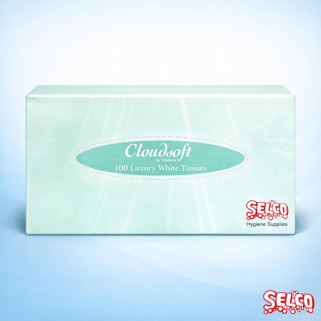 Facial Tissues Rectangular Box 100 - Hotel Guest Supplies - 2 Ply - Image 2