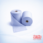 Alternative view of Centrefeed Blue Wiper Rolls 30 Roll Deal 5Pk - Kitchen Catering Wipe
