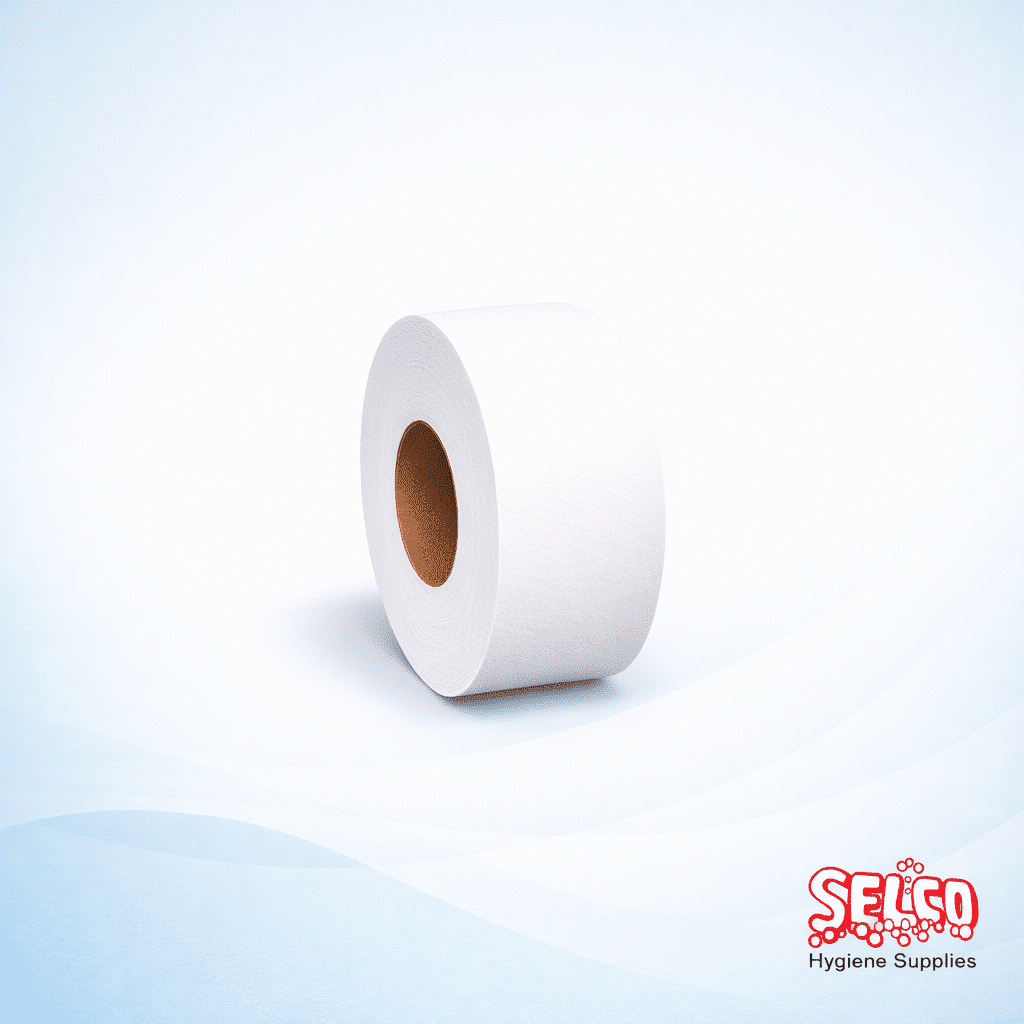 Jumbo toilet rolls 6pk Easy Flush Paper - 300Mt Roll 2ply - 2 ply