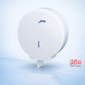 Jumbo Toilet Roll Dispenser - White - Commercial Supply