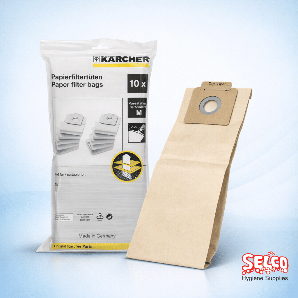 Karcher Commercial Vac Bags - 5 bags - Vacuum Bags