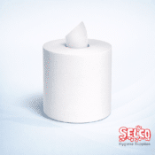 Kitchen Wiper Roll 2Ply Embossed White 6Pk- Selco - 580 sheets
