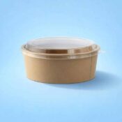 Alternative view of Kraft Salad Bowl 26oz 750ml Brown - Takeaway Supply