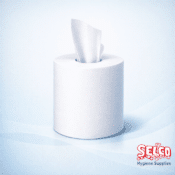 Alternative view of Centrepull Toilet Roll One Sheet - Hygiene Products 4 Less