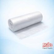 Strong Clear Bin Bags 26x44 On Rolls - Refuse Sacks - 70cm