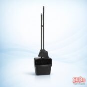 Long Handle Lobby Dust Pan Set Closed, Heavy Duty - Takeaway Supply