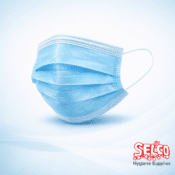 Alternative view of Free Medical Disposable Face Masks Blue - Pack Of 50 - 3ply
