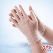 Vinyl Gloves P/Free Med Clear -We Bulk Buy U Save ‚Ç¨ Prices Down