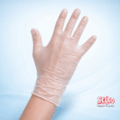 Latex Medical Gloves P/Free Medium - Clear - Disposable Gloves