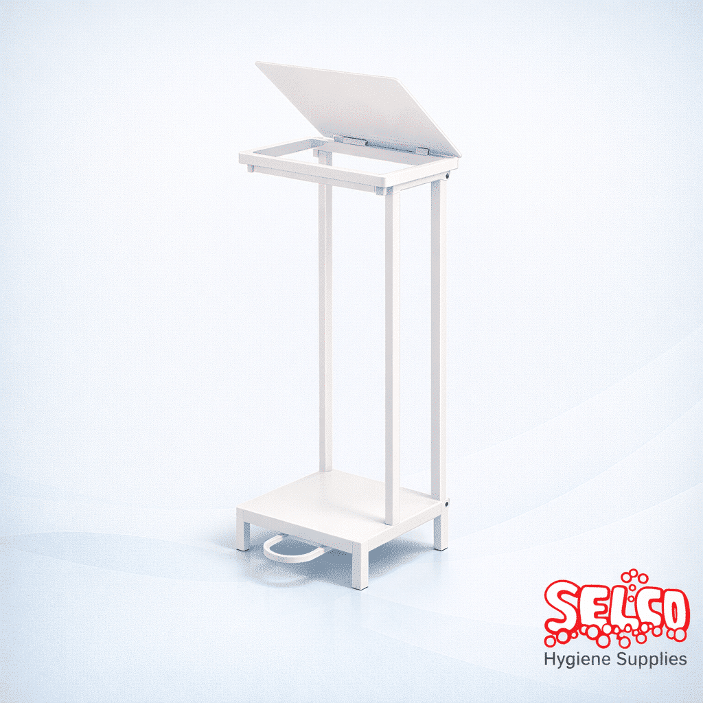 Metal Frame Pedal Sack Bin 92 Litre - 92Lt - 825mm - 420mm