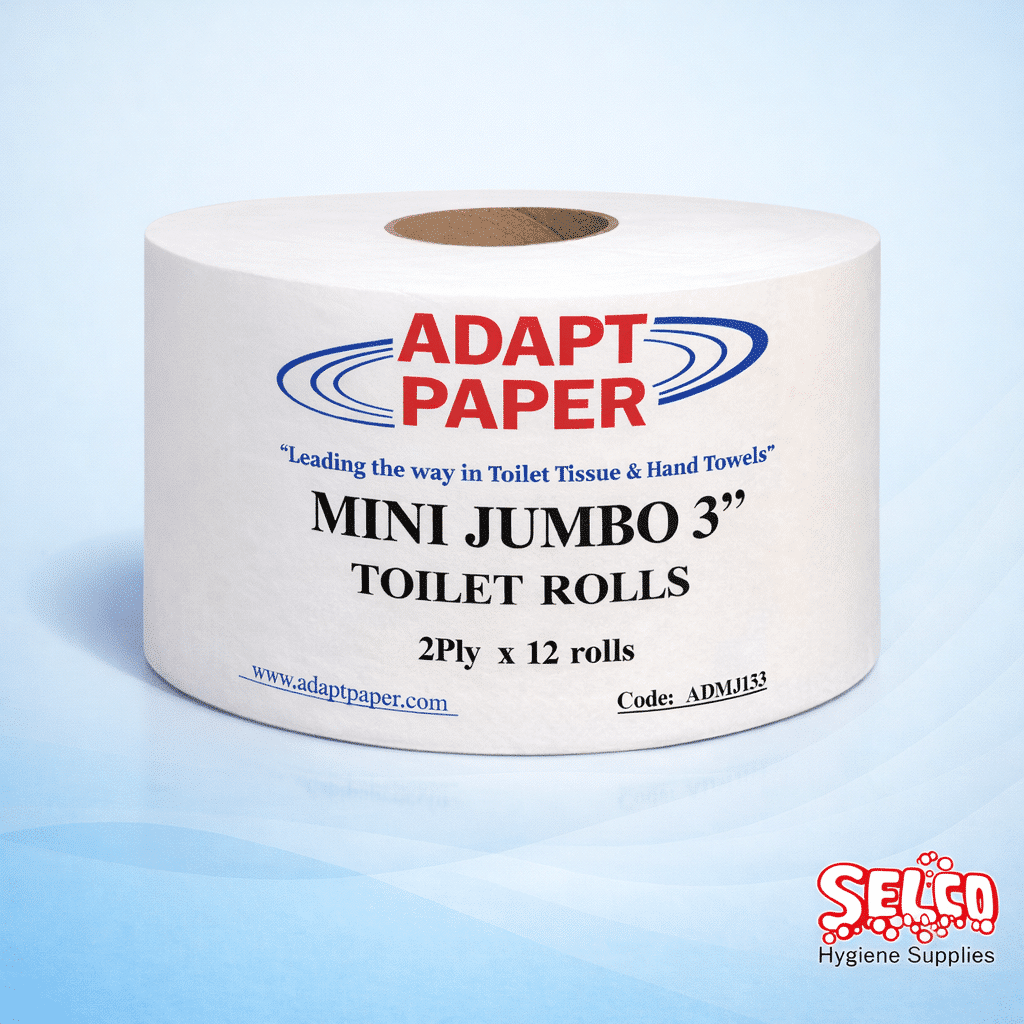 Mini Jumbo Toilet Roll - Pallet Deals - Ireland - 12 Rolls - Image 2