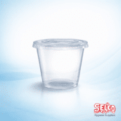 Alternative view of Clear Portion Pot 4oz Sauce pots - Takeaway Supply