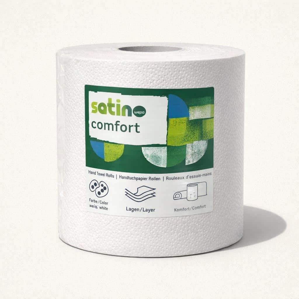 Prestige Hand Towel Roll 6pk -Autocut System Roll Towel - 21cm - Image 3