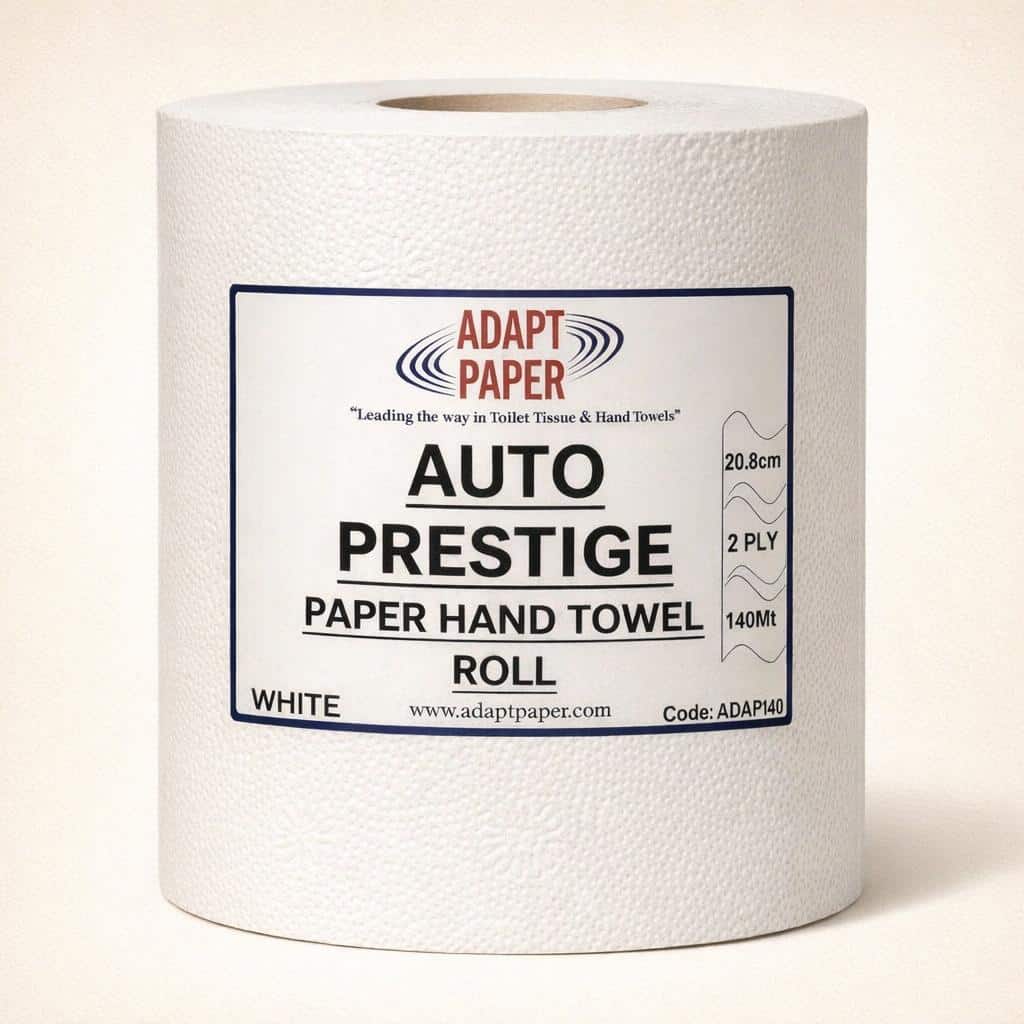 Prestige Hand Towel Roll 6pk -Autocut System Roll Towel - 21cm - Image 2