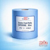 Alternative view of Centrefeed Roll 2Ply Blue Wiper - Food Safe- Professional Cleaning Products