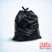 Alternative view of Clear Compactor Sack on Roll 29 x 38 x 40 - 4 Rolls - 25 bags