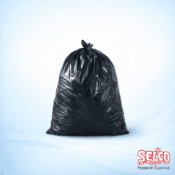 Super Heavy Duty Black Bin Bags 26x44 - 200 Per Case - 26 x 44