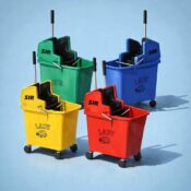 Alternative view of Ladybug Mop Bucket - With Wringer SYR - Red - Blue - Green
