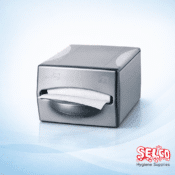 Systen 1 Dispenser Napkins 1/4 fold - 5 x16 cm - 2 ply - White