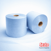 System Roll Hand Towel - Hand Towel Refill - Soft Blue - 6 rolls