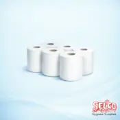 Alternative view of Mini Jumbo Toilet Roll 2ply 12 pack (Easy Flush Tissue) - 12 Rolls