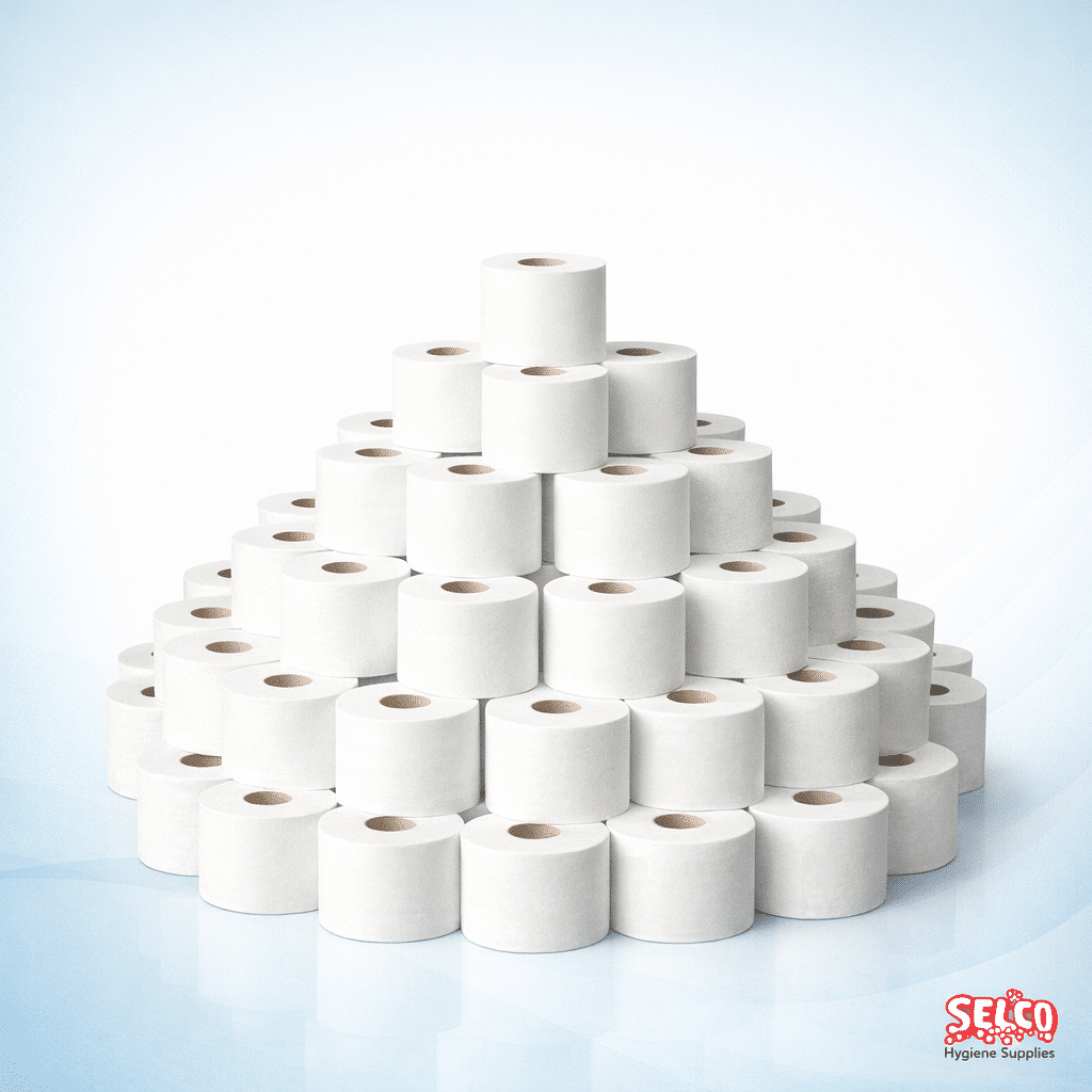 Premium Toilet Rolls 40 Pk Luxury Soft Household Tissue Roll - Image 2