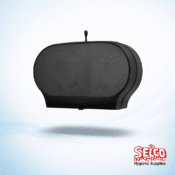 Twin Toilet Roll Dispenser - 2 Roll Holder Jumbo Toilet Tissue