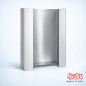Wall Mount Metal 3 Pack Glove Box Holder - white - Commercial Supply