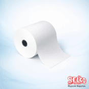 White roller towel - 6 Rolls - 2 Ply - Washroom Paper Supply