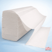 Inter Z Fold Hand Towels 2ply White - Extract One Sheet Paper Towel
