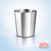 Bedroom Bin 12" Copper / Silver - Commercial Supply